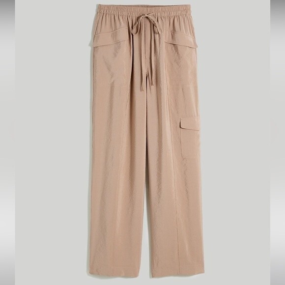Madewell Straight Cargo Pants in Softdrape Mid Rise XXS NWT - Picture 5 of 12